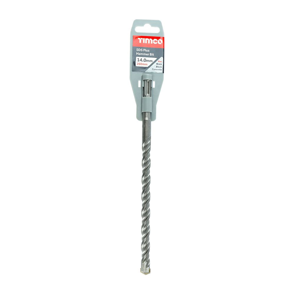TIMCO SDS Plus Hammer Bit 14.0 x 260 Pack 1