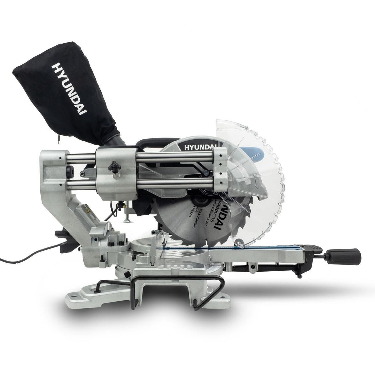 Hyundai HYMS2000E Electric Mitre Saw 2000W 230V 255mm Chop Saw Sliding Saw Woodworking Chop Saw