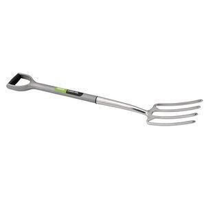 Draper STAINLESS STEEL BORDER FORK 83757 Stainless Steel Soft Grip Border Fork