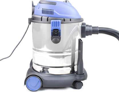 Hyundai HYVI2512 Vacuum Cleaner 25L 16kPa Wet Dry Vac 1200W 3 in 1 Wet Dry Vacuum Workshop Vac Workshop Wet Dry Vac
