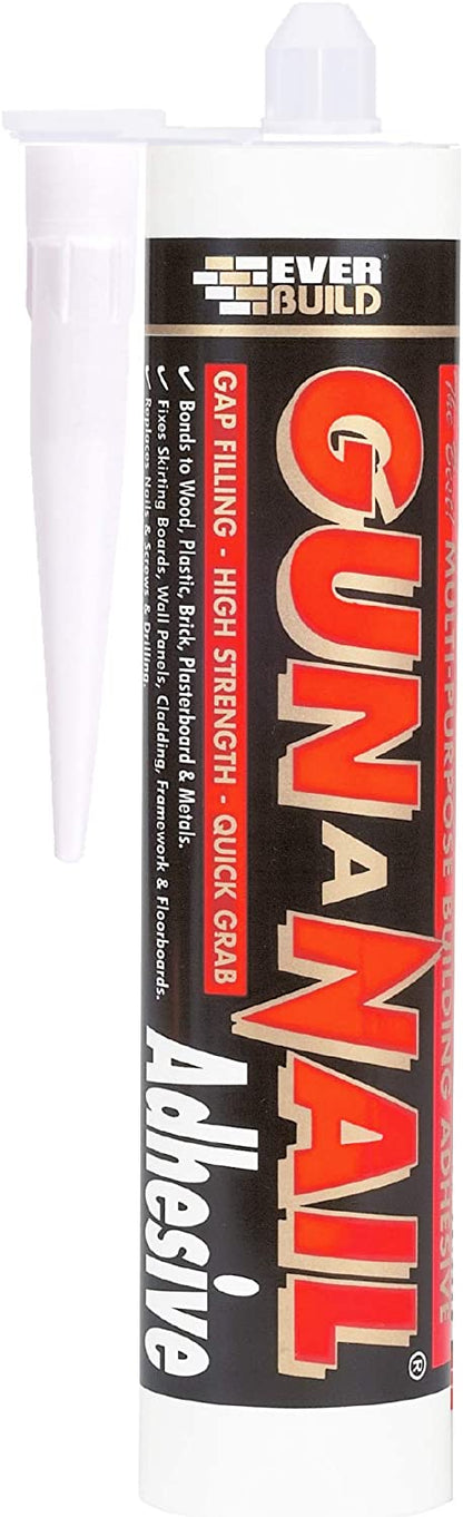 Everbuild Standard Gun A Nail Gap Filling High Strength Quick Grab C3 White