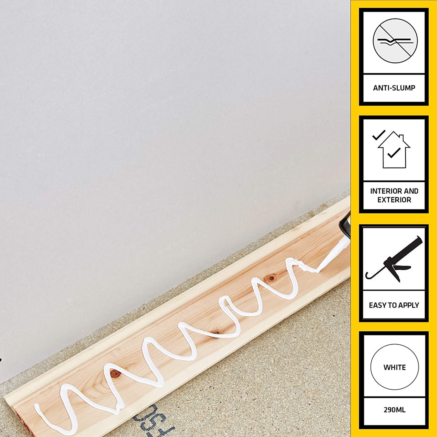 Everbuild Standard Gun A Nail Gap Filling High Strength Quick Grab C3 White