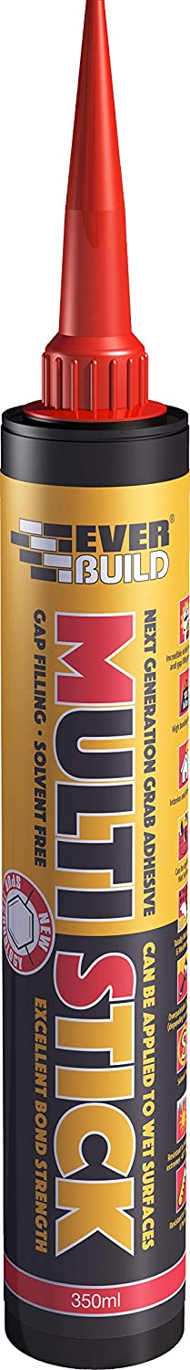 Everbuild Multi Stick Superior High Strength Grab Adhesive Hybrid Polymer White