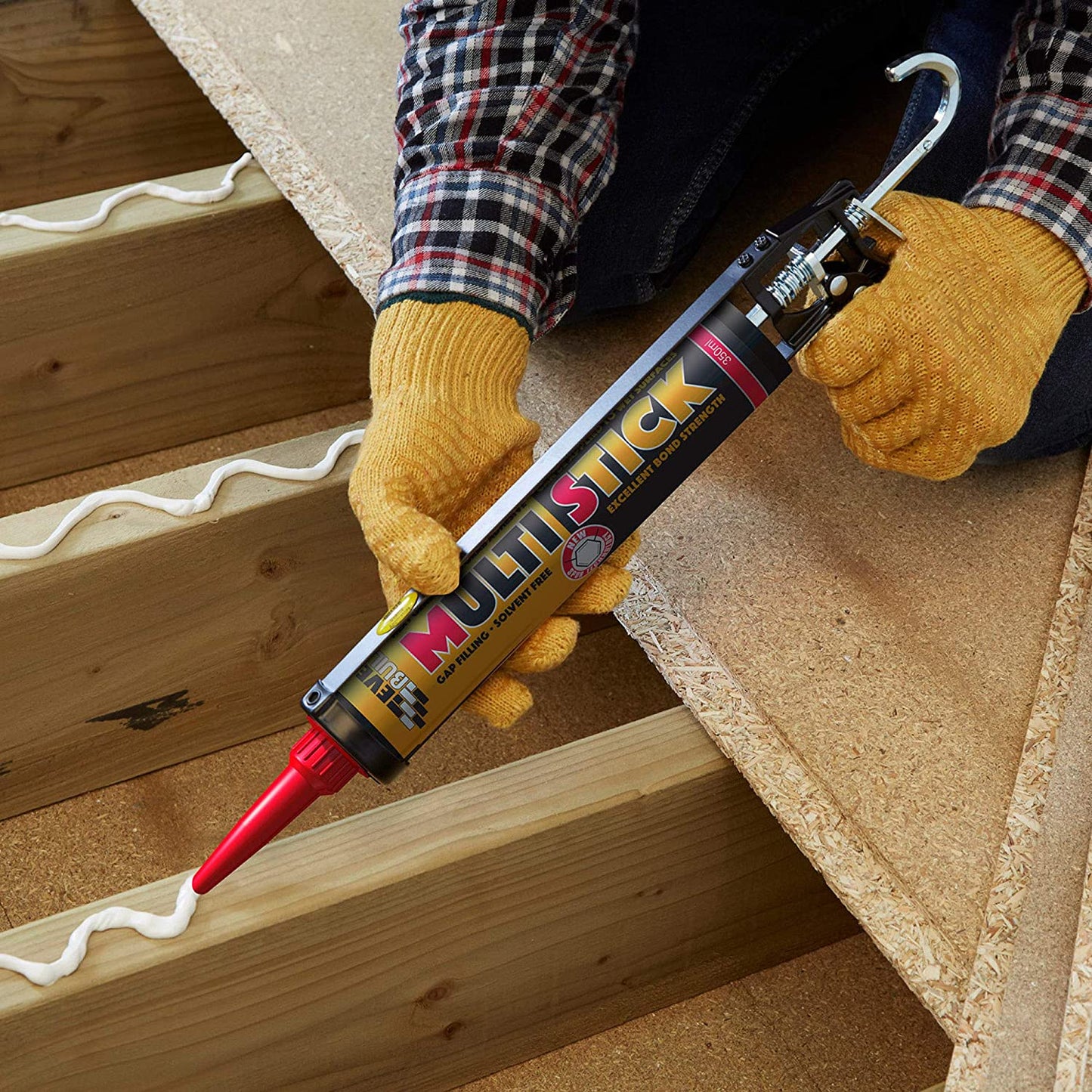 Everbuild Multi Stick Superior High Strength Grab Adhesive Hybrid Polymer White