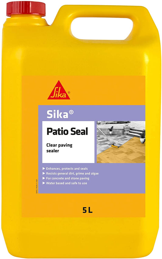 Sika Patio Seal Paving Sealer, Clear 5 Litre