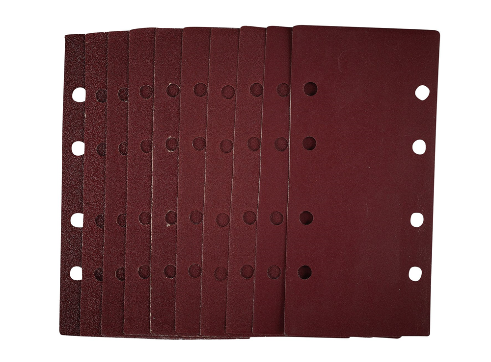 Draper SANDING SHEET 93X190MM ASSRT 55066 55066 1/3 Sanding Sheets with Hook and Loop, 93 x 190mm (Pack of 10)