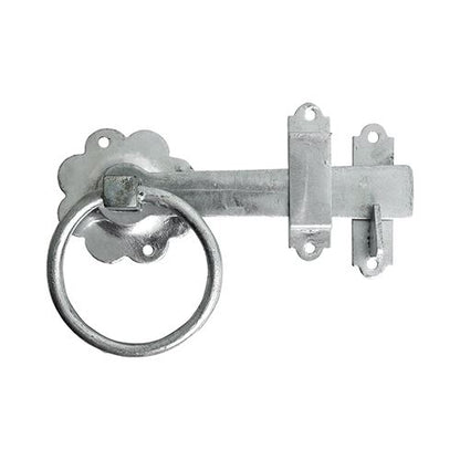 TIMCO Ring Gate Latch - Plain HDG 6" Pack 1