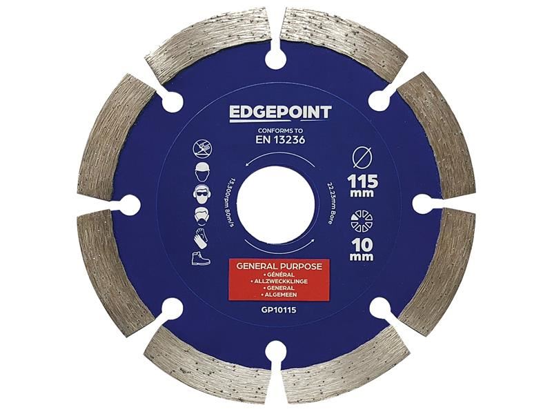 EdgePoint EDGDBGP10115 GP10115 General-Purpose Diamond Blade 115mm