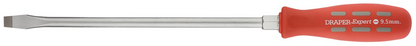 Draper 250X9.5MM S/DR. ENGINEERS PKD 55490 250mm Long Reach Mechanic's/Engineer's Plain Slot Flared Tip Screwdriver (display packed)