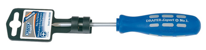 Draper NO1X75 MM CROSS SLOT S/DRIVER 55500 Mechanic's/Engineer's Cross Slot Screwdrivers (display packed)