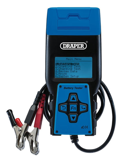 Draper BATTERY TESTER WITH PRINTER 92445 92445 Battery Tester With Printer