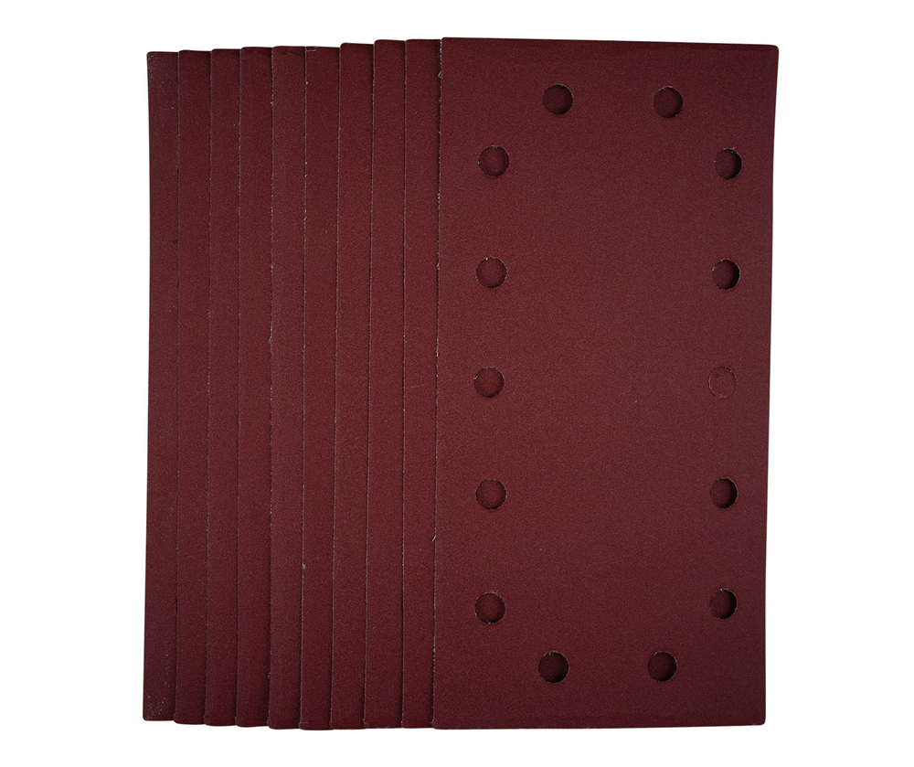Draper SANDING SHEET 115X230MM 240G 55865 55865 1/2 Sanding Sheets with Hook and Loop, 115 x 230mm (Pack of 10)