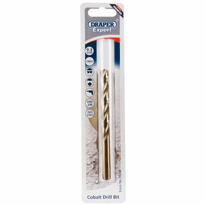 Draper 9.3MM COBALT TWIST DRILL 39238 Metric HSS Cobalt Drill Bits