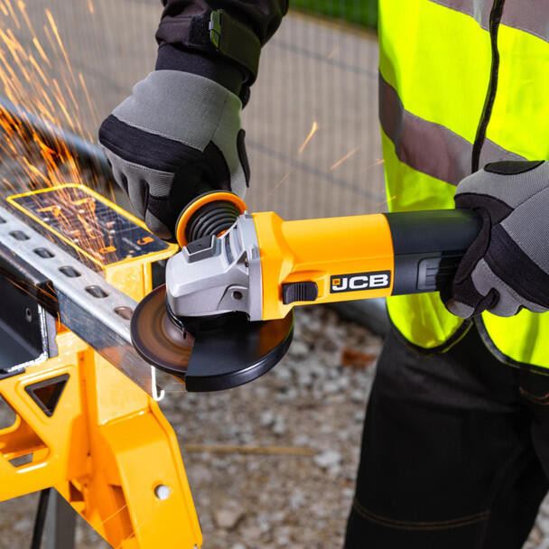 JCB 21-AG125 Electric Angle Grinder 850W 125mm 5in 240V M14 Disc Grinder Power Tool