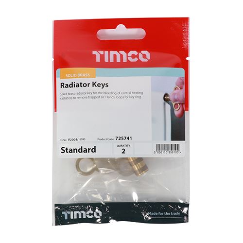 TIMCO Radiator Keys Standard Pack 2