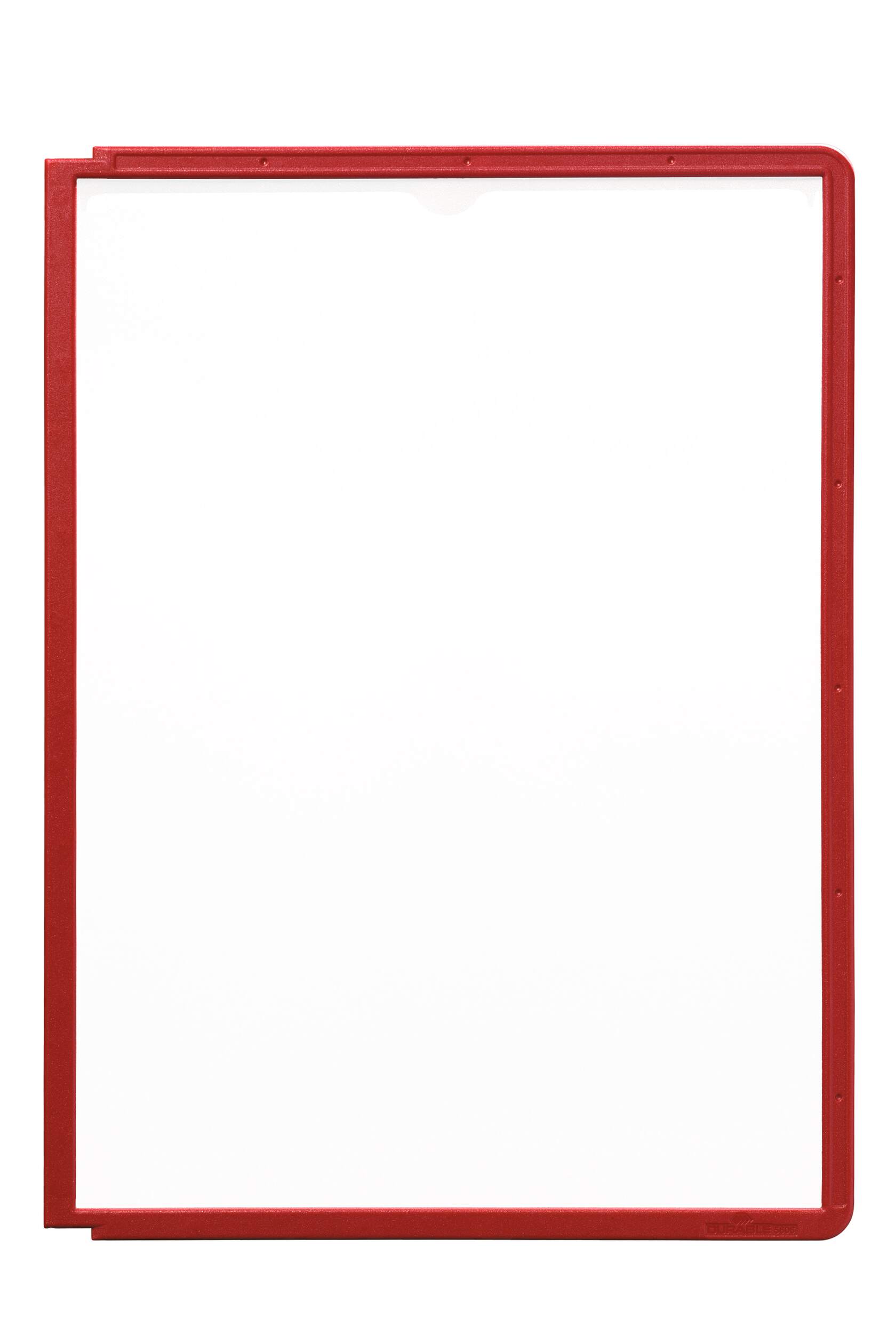 Durable SHERPA Replacement Display Panels | 5 Pack | A4 Red