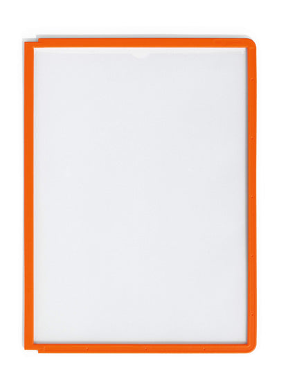 Durable SHERPA Replacement Display Panels | 5 Pack | A4 Orange