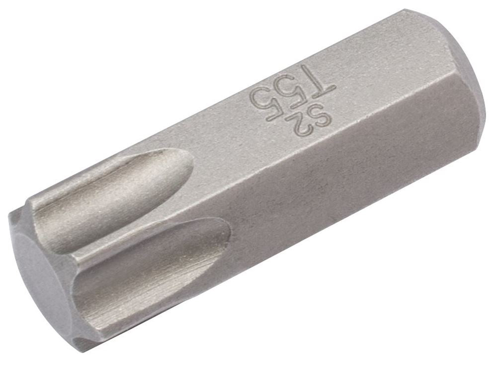 Draper DRAPER TX-STAR BIT T55 X 30MM 33356 Spare 10mm Hex. Insert Bits For Mechanic's Bit Sets