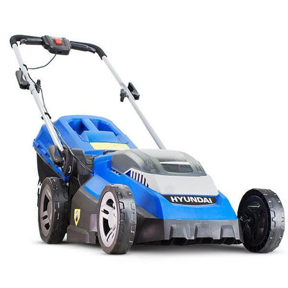 Hyundai HYM40LI380P Cordless Lawn Mower 40V 38cm Rear Roller Li-Ion Battery & Charger Garden Mower Garden Grass Cutting
