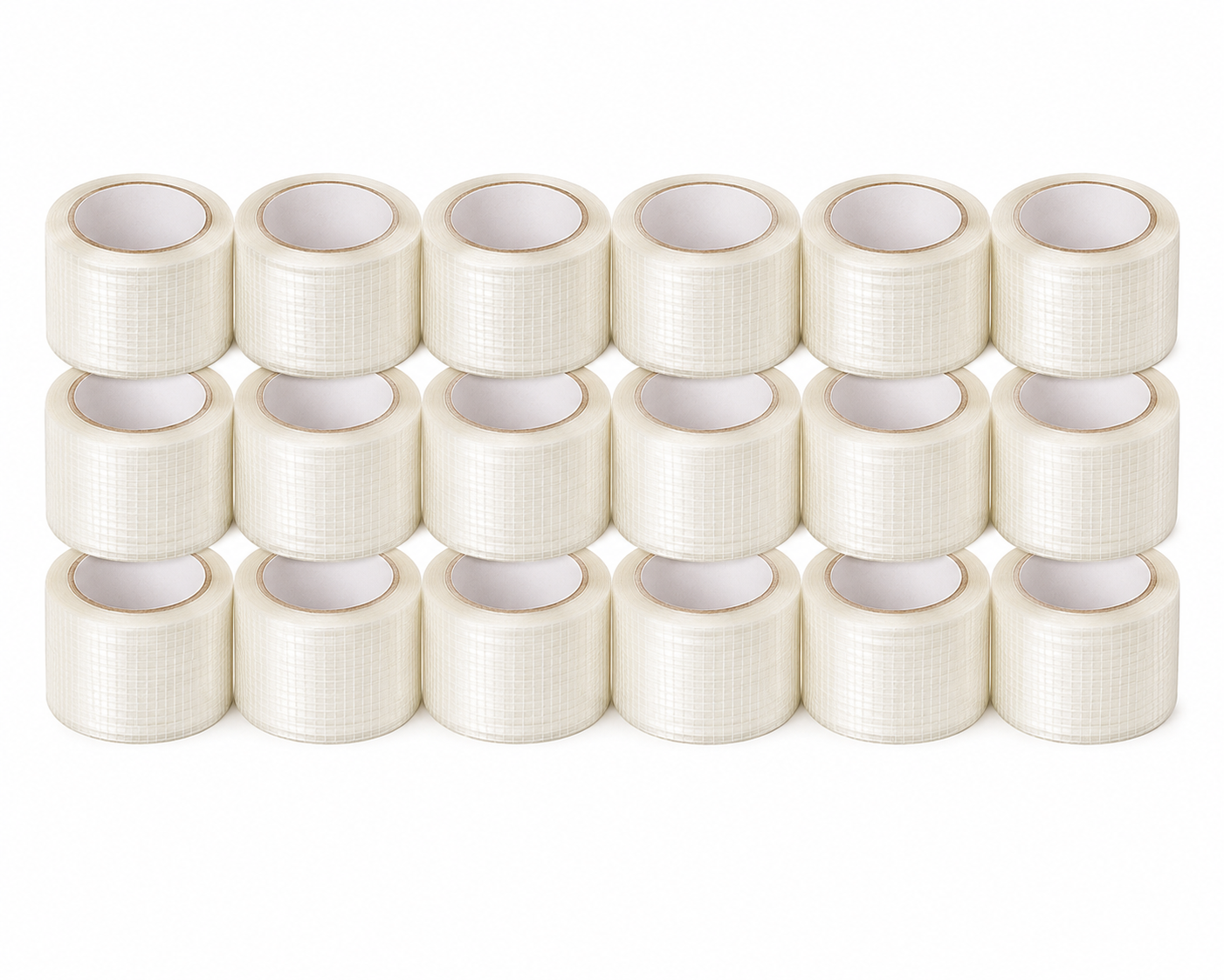 18 x Yuzet Crossweave Tape 48mm x 50m Heavy Duty Reinforced Repair Tape