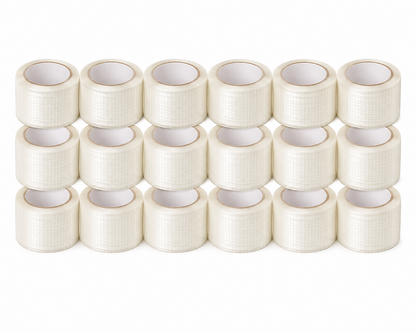 18 x Yuzet Crossweave Tape 48mm x 50m Heavy Duty Reinforced Repair Tape