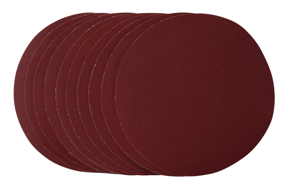 Draper 180MM SANDING DISC 320G 56371 56371 Sanding Discs, 180mm, Hook & Loop (Pack of 10)