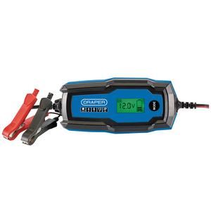 Draper 4A 12V SMART BATTERY CHARGER 53489 53489 12V Smart Charger and Battery Maintainer, 4A
