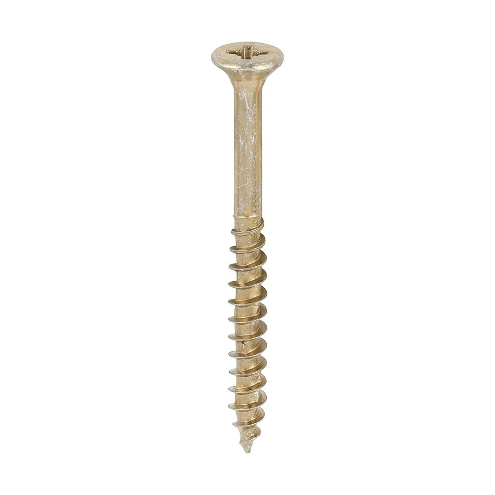 TIMCO Velocity Screw PZ2 CSK ZYP 4.5 x 50 Gold Pack 200
