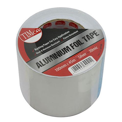 TIMCO Aluminium Foil Tape nan 45m x 100mm Pack 1.0