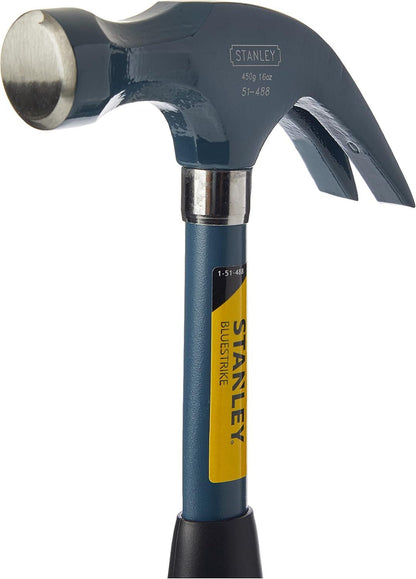 STANLEY 1-51-488 Blue Strike Claw Hammer 454g (16oz)