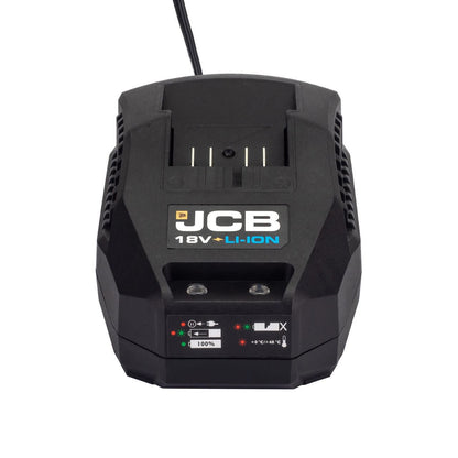 JCB 21-18VFC Battery Charger 2.4A Fast Charger 2-5Ah Li-Ion E-Tech Power Tool Charger