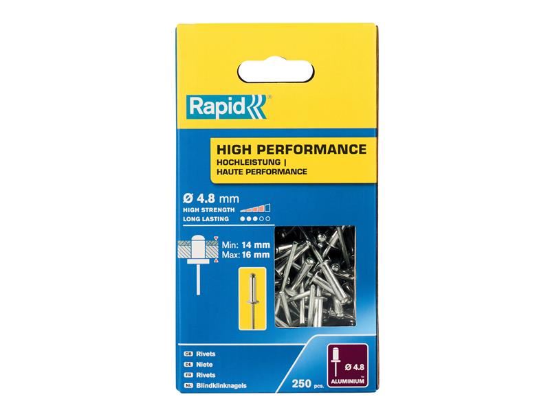 RPD High Performance Rivets 4.8 x 20mm (Box 250)