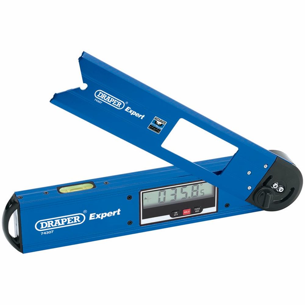 Draper DIGITAL ANGLE FINDER 74307 Digital Angle Finder, 250mm