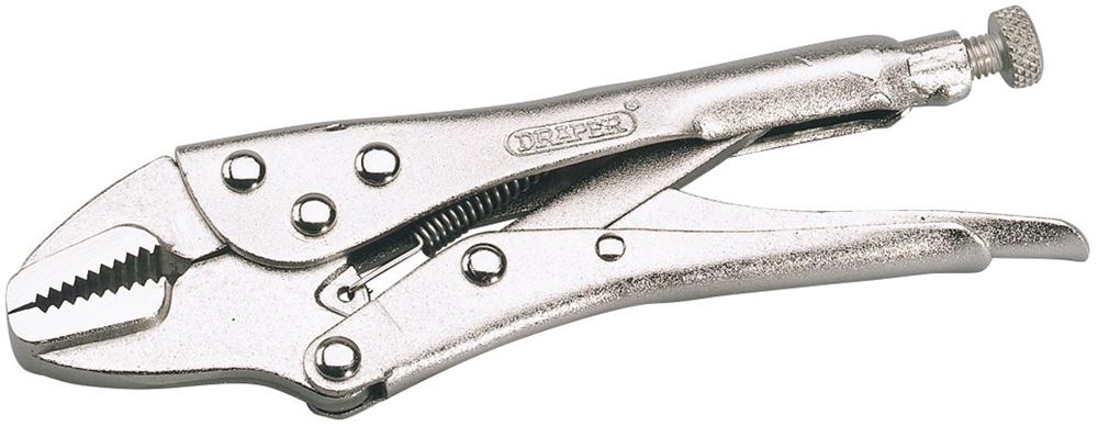 Draper SELF GRIP PLIER-STRAIGHT 190MM 35371 Straight Jaw Self Grip Pliers