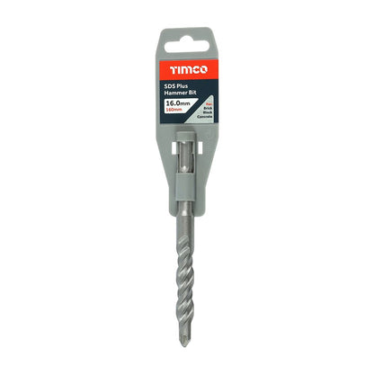 TIMCO SDS Plus Hammer Bit 16.0 x 160 Pack 1