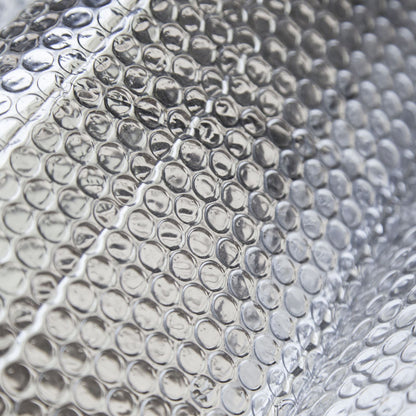 Yuzet Silver Multi-purpose Double Aluminium Bubble Insulation Foil Loft Wall Caravan Attic Garage Roof 0.6m & 1.2m Wide
