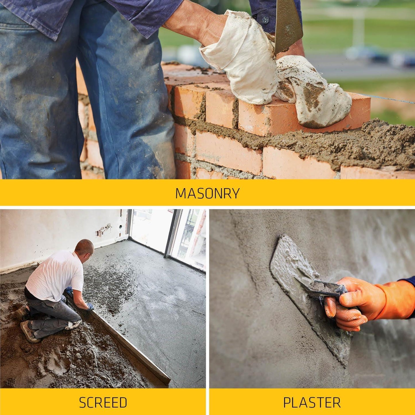 4 x SikaBond SBR+ Waterproof Bonding Agent & Mortar Admixture 5L Plaster Render