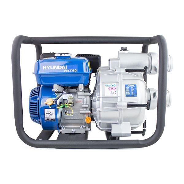 Hyundai HYT80 Petrol Water Pump 212cc 3in 76mm Trash Dirty Water 1000L/min 25m Head Trash Water Professional Transfer Pump Drainage Pump