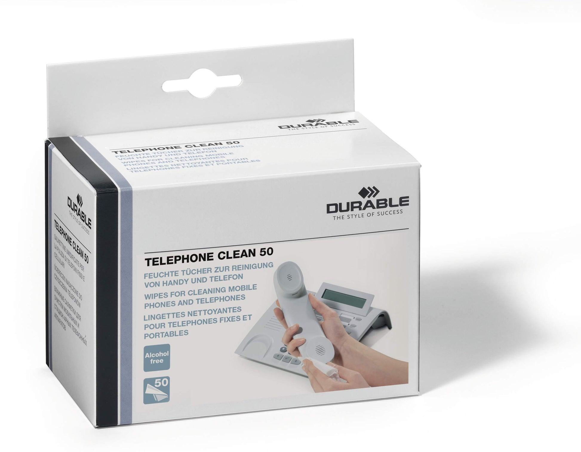 Durable Streak-Free Phone Cleaning Wipes | 50 Biodegradable Sachets