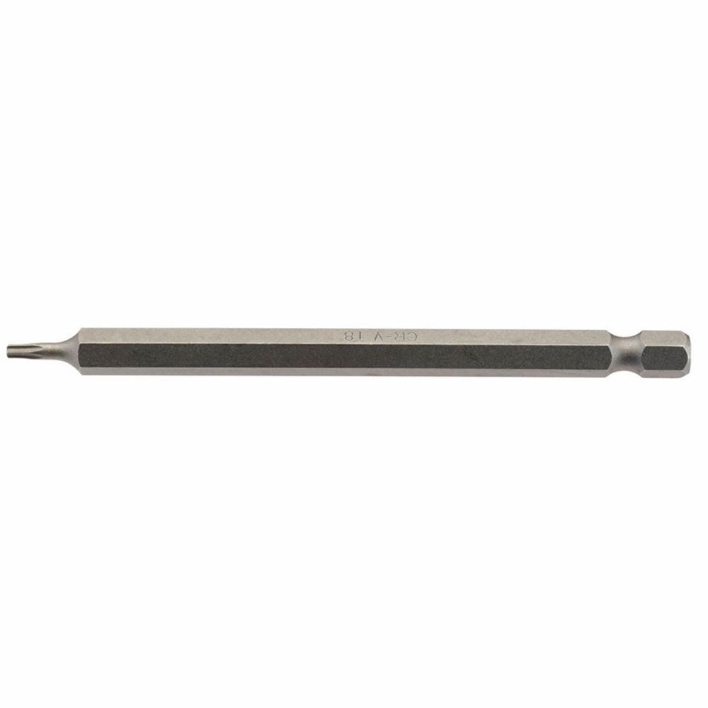 Draper 100MM T8 S/D.BIT 66907 1/4" hex. Draper TX-STARÂ® E Shank Insert Bits