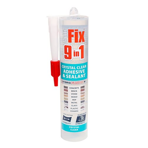 TIMCO 9in1 Adhesive & Sealant Clear Clear 290ml Pack 1.0