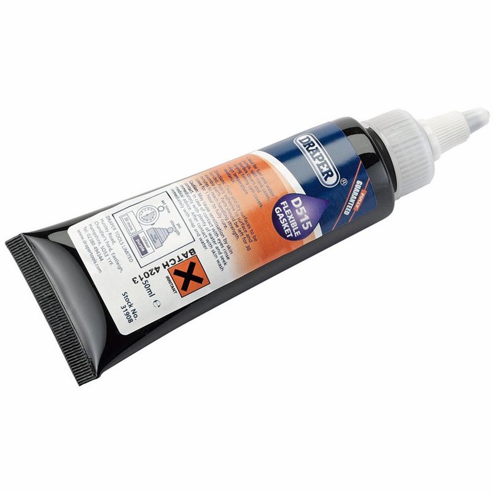 31908 Draper D515 Flexible Gasket DFG515 Workshop Adhesives Professional Trade DIY Workshop Garage Use