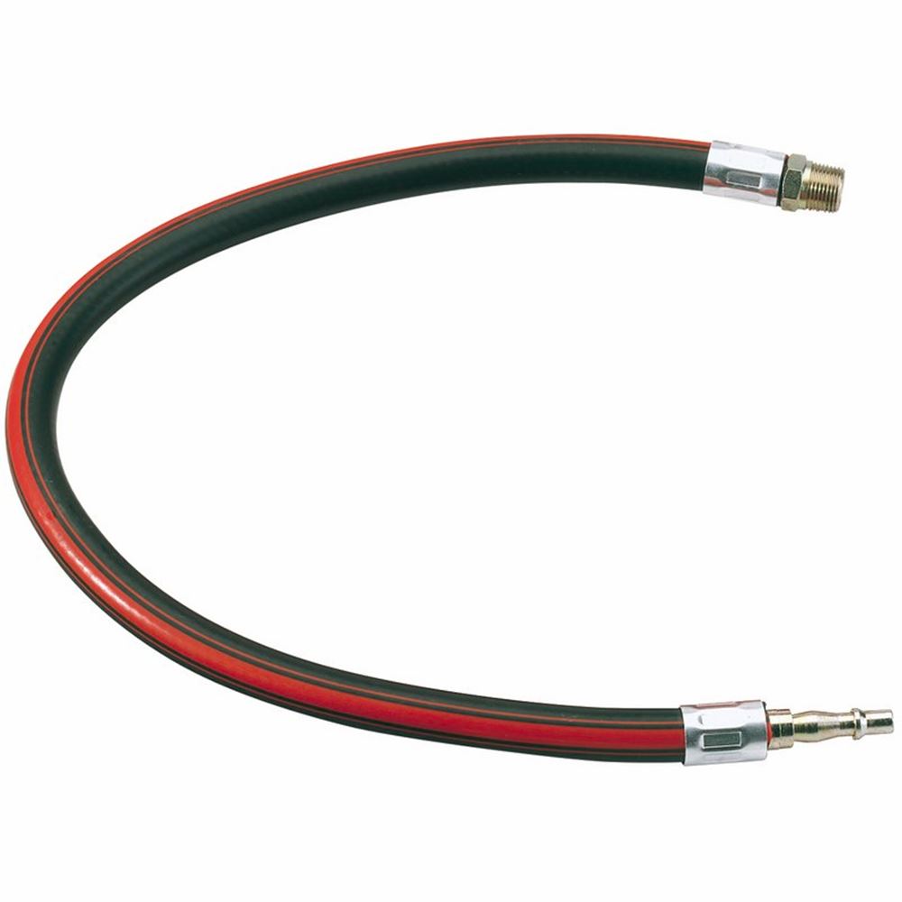 54439 Draper Air Line Whip Hose, 600mm, 3/8 BSP 4312 Air Hoses Professional Trade DIY Workshop Garage Use