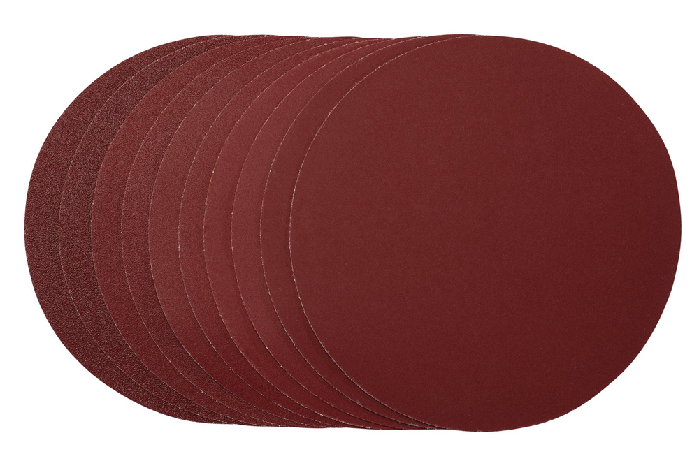 Draper 180MM SANDING DISC ASSRT 58110 58110 Sanding Discs, 180mm, Hook & Loop (Pack of 10)