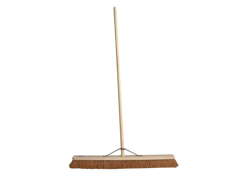 Faithfull FAIBRCOCO36H Broom Soft Coco 90cm (36in) + Handle & Stay |