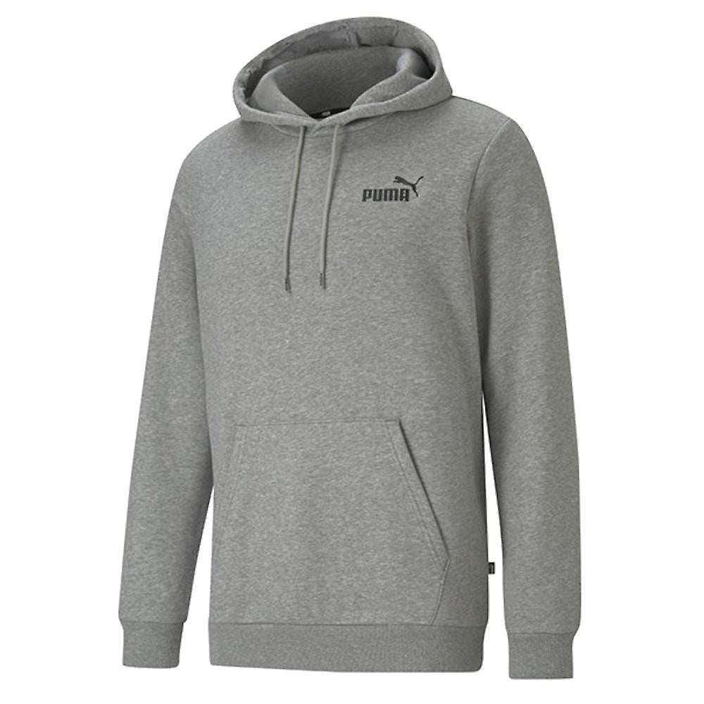 Puma Mens ESS Hoodie Medium Grey Heather Large