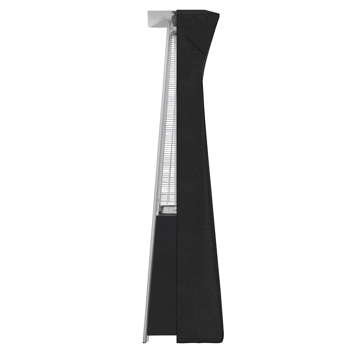 Dellonda DG7 Pyramid Gas Tower Patio Heater Water-Resistant Cover 2280 x 470mm, Black | Water Resistant, Folding | High quality, water-resistant