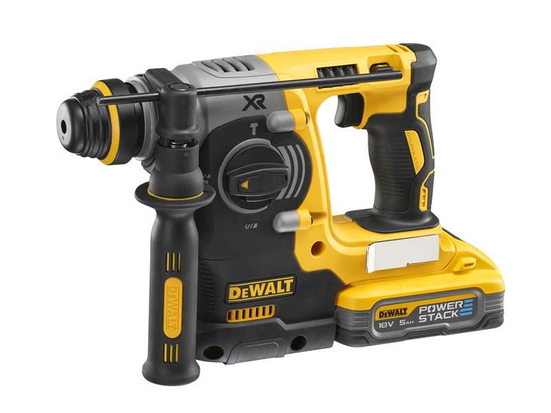 DeWalt DCH273H2T XR Brushless SDS Plus 3 Mode Hammer 18V 2 x POWERSTACK 5.0Ah Li-ion
