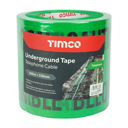 TIMCO Underground Tape - Tele Cable nan 365m x 150mm Pack 1.0