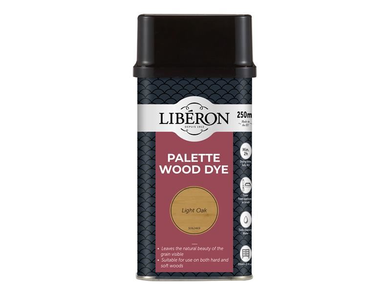 Liberon 014331 Palette Wood Dye Light Oak 250ml